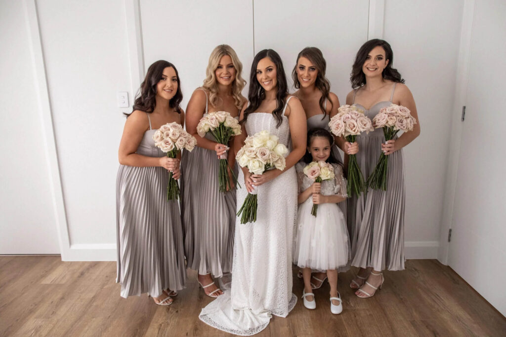 Alyssa and bridesmaids