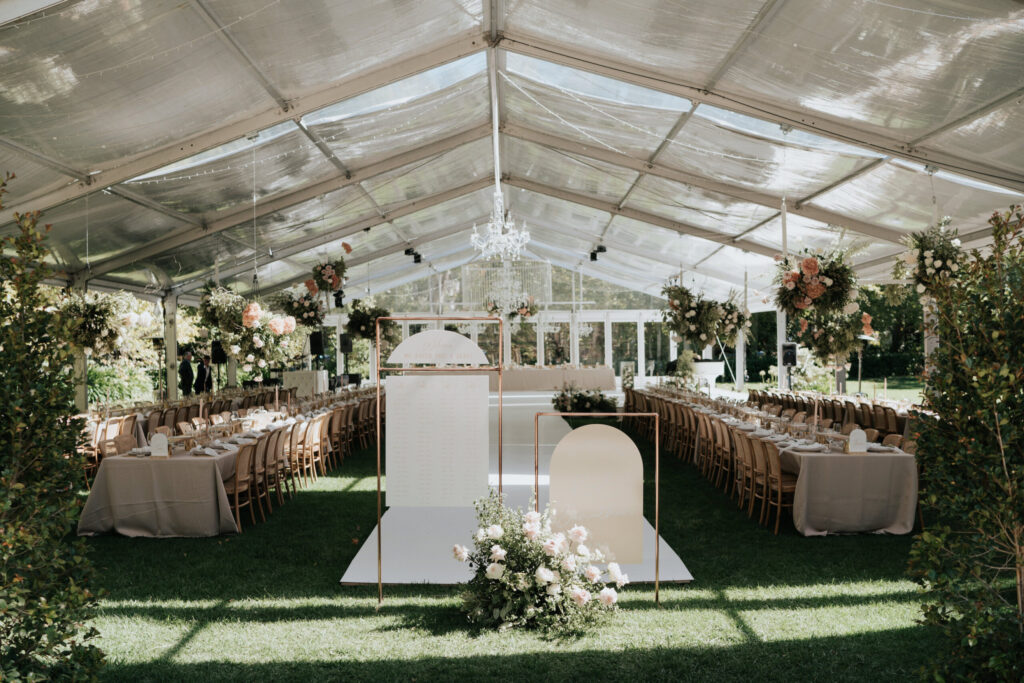 Reception marquee